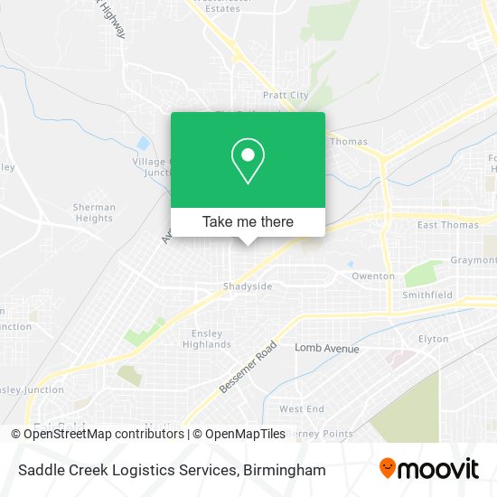 Saddle Creek Logistics Services map