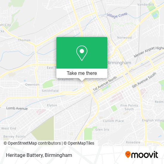 Heritage Battery map