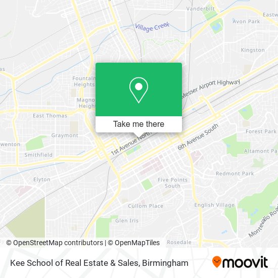 Mapa de Kee School of Real Estate & Sales