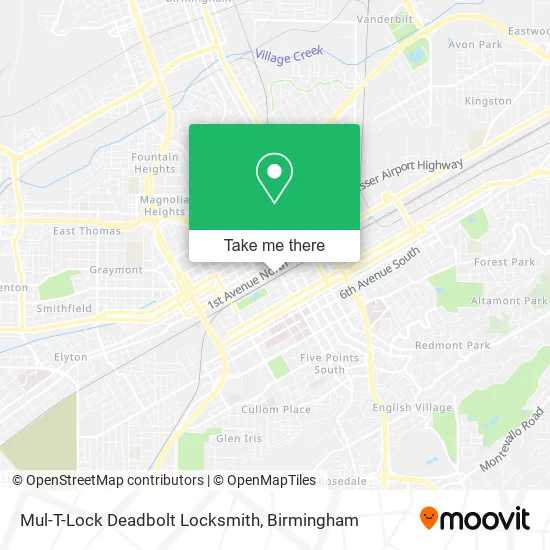 Mul-T-Lock Deadbolt Locksmith map