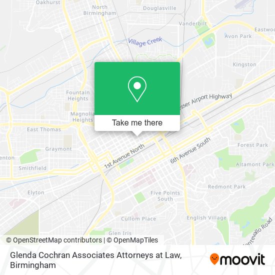 Mapa de Glenda Cochran Associates Attorneys at Law