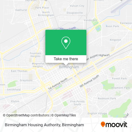 Mapa de Birmingham Housing Authority