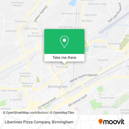 Libertines Pizza Company map