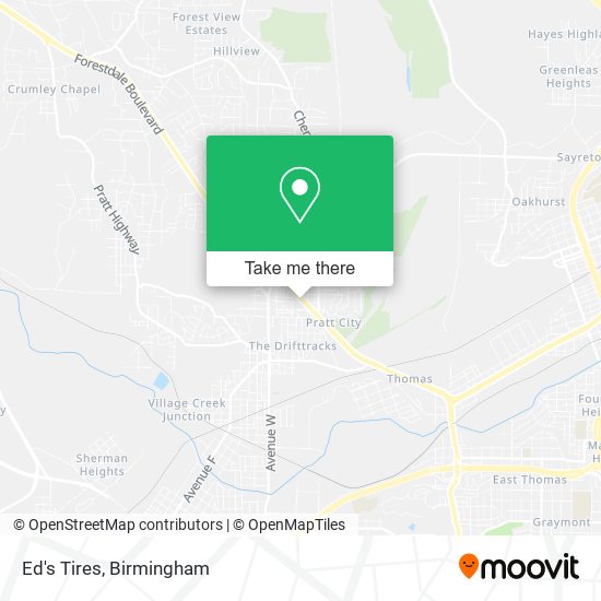 Mapa de Ed's Tires