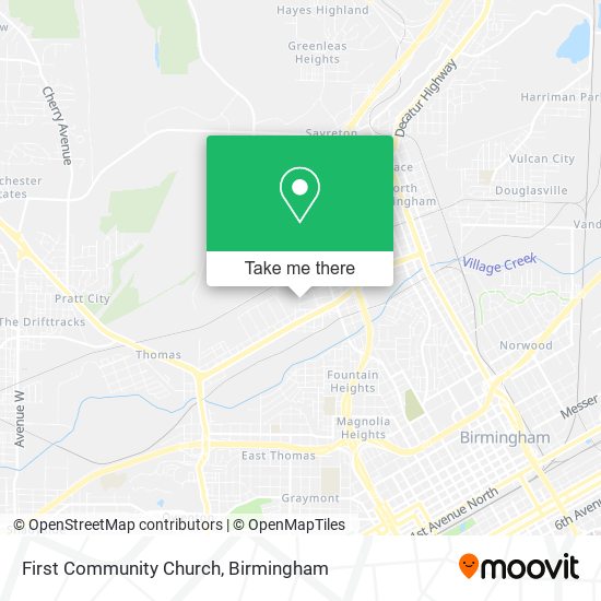 Mapa de First Community Church