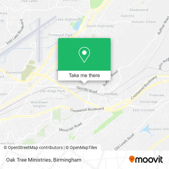 Mapa de Oak Tree Ministries