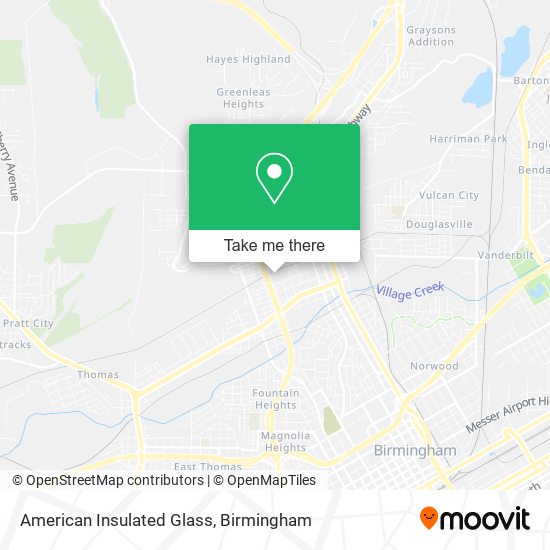 Mapa de American Insulated Glass