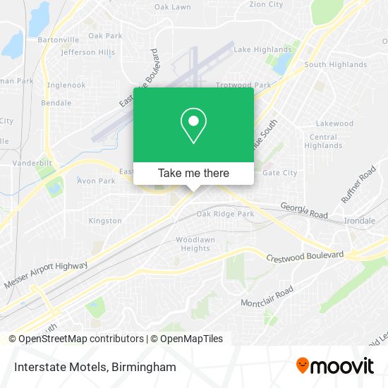 Mapa de Interstate Motels