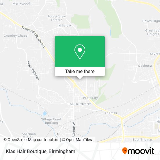 Kias Hair Boutique map