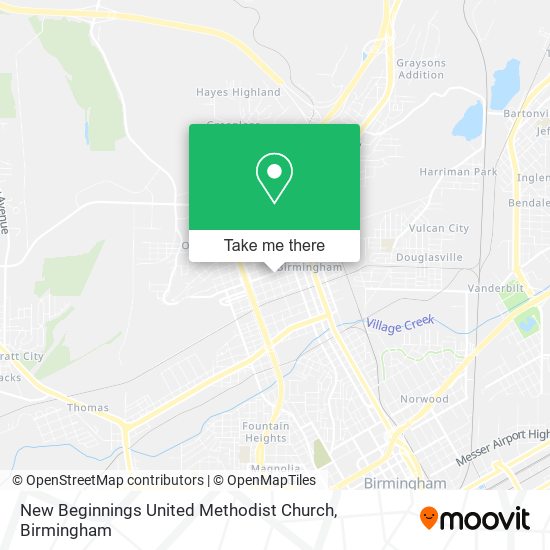 New Beginnings United Methodist Church map