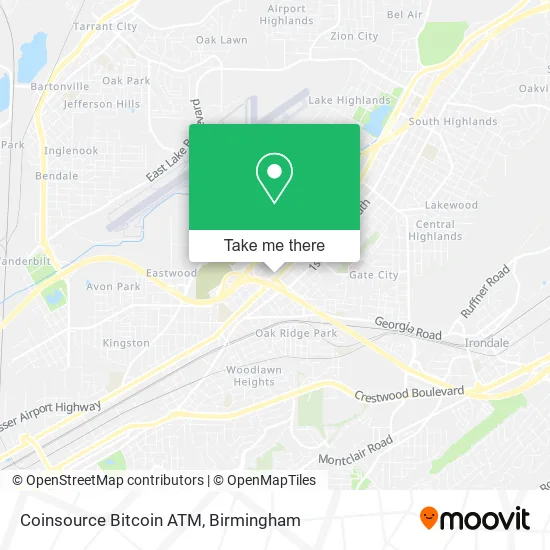 Coinsource Bitcoin ATM map