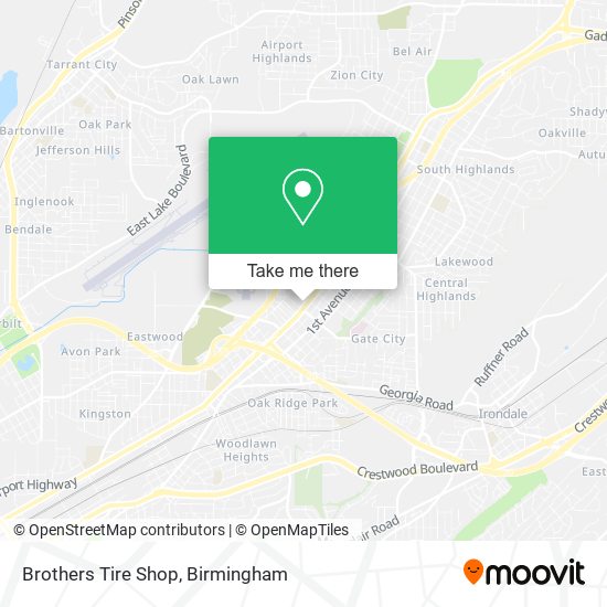 Brothers Tire Shop map
