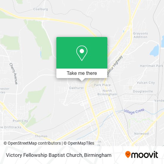 Mapa de Victory Fellowship Baptist Church