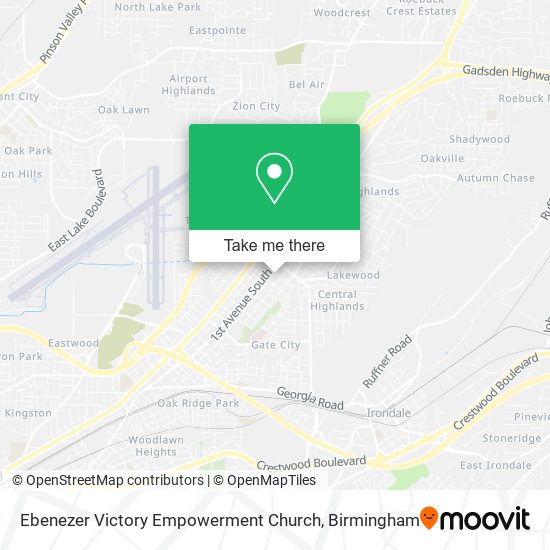 Ebenezer Victory Empowerment Church map