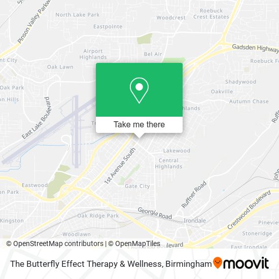 The Butterfly Effect Therapy & Wellness map