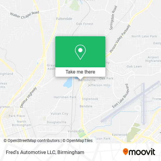 Fred's Automotive LLC map