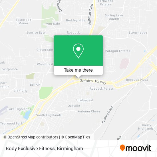 Body Exclusive Fitness map