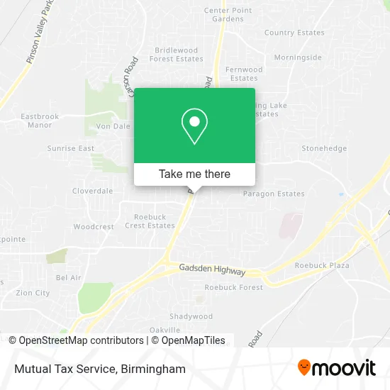 Mutual Tax Service map