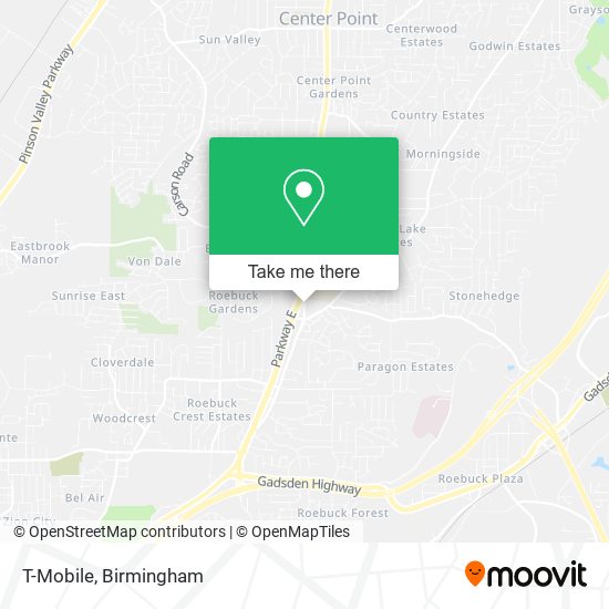 T-Mobile map