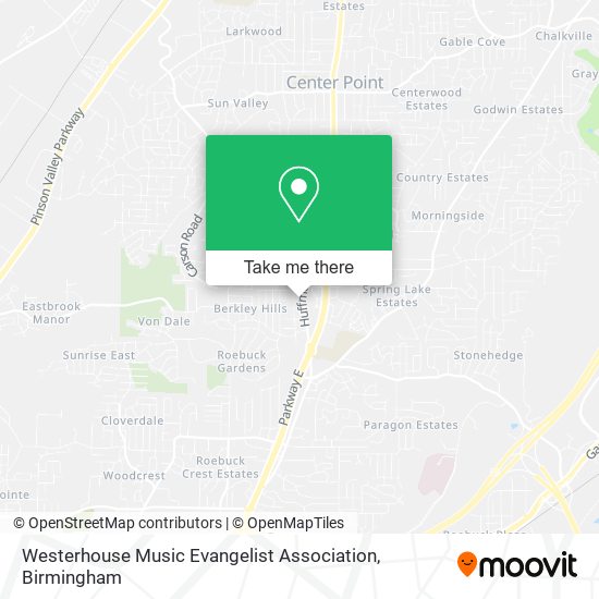 Westerhouse Music Evangelist Association map