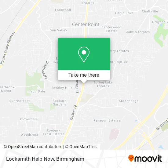 Locksmith Help Now map