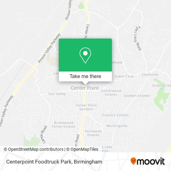 Centerpoint Foodtruck Park map