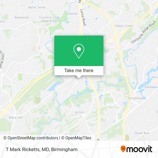 Mapa de T Mark Ricketts, MD