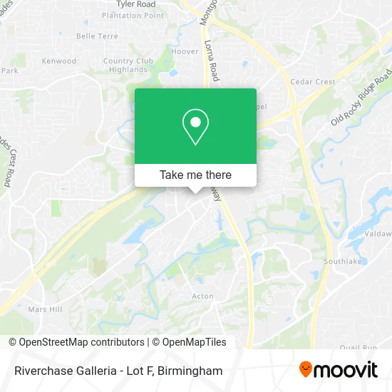 Riverchase Galleria - Lot F map
