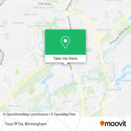 Toys"R"Us map
