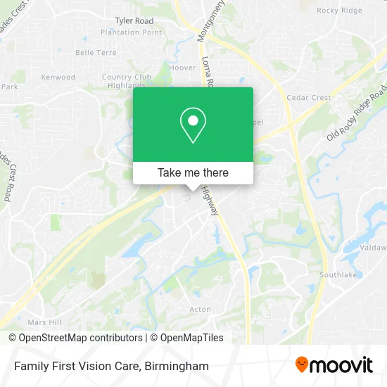 Family First Vision Care map