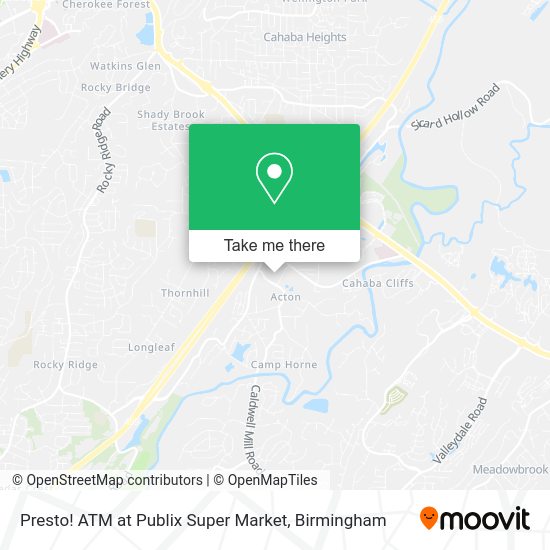 Mapa de Presto! ATM at Publix Super Market