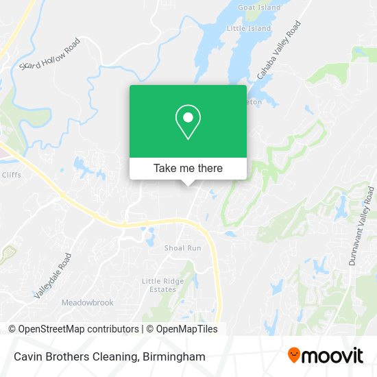 Cavin Brothers Cleaning map
