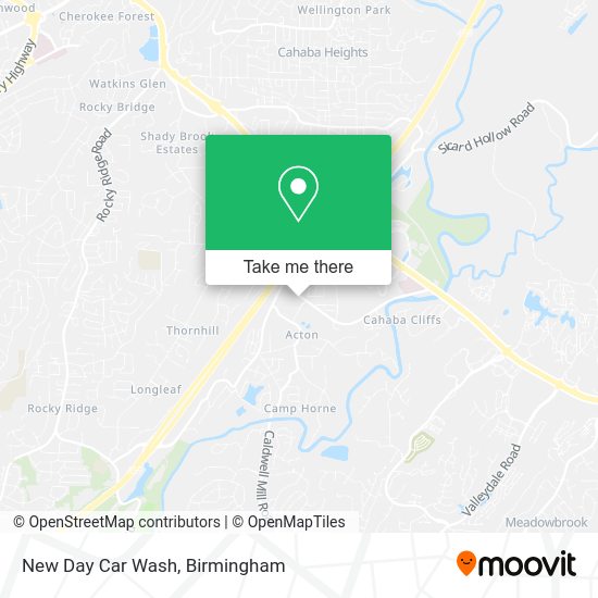 New Day Car Wash map