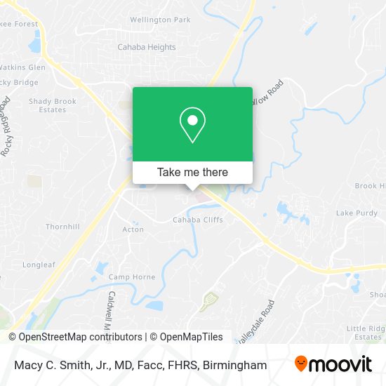Mapa de Macy C. Smith, Jr., MD, Facc, FHRS