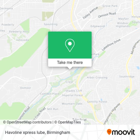 Havoline xpress lube map