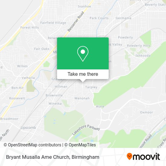 Mapa de Bryant Musalla Ame Church