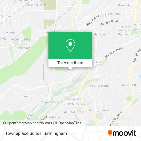 Towneplace Suites map