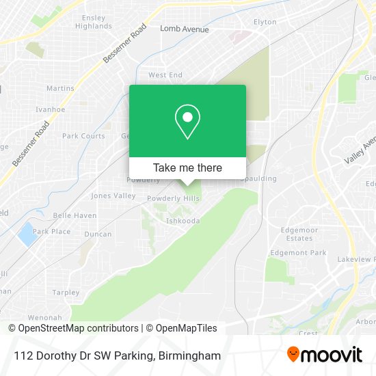 112 Dorothy Dr SW Parking map