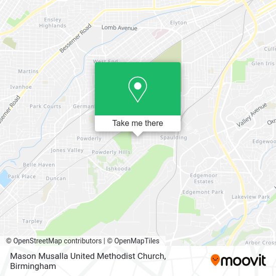 Mason Musalla United Methodist Church map