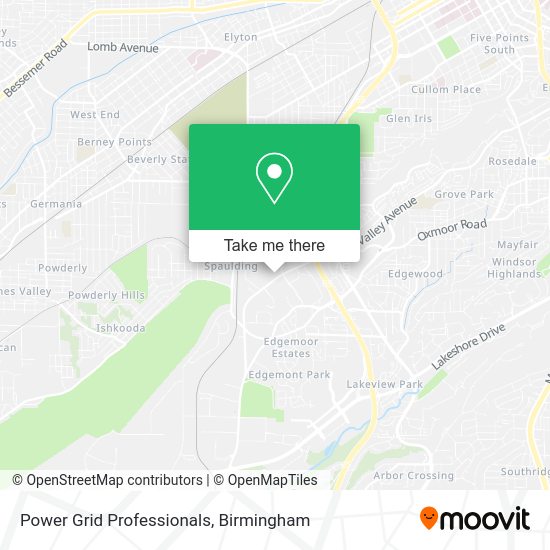 Power Grid Professionals map