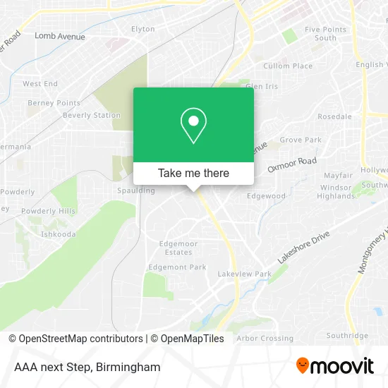 AAA next Step map