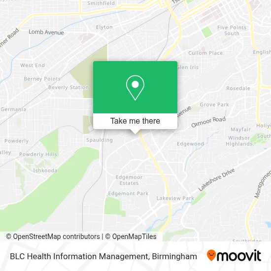 BLC Health Information Management map