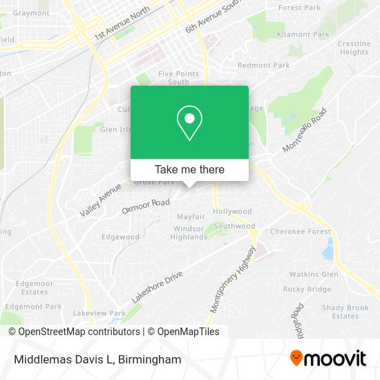 Middlemas Davis L map