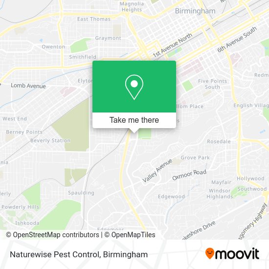 Naturewise Pest Control map