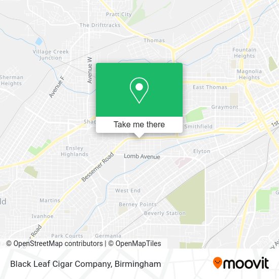 Mapa de Black Leaf Cigar Company