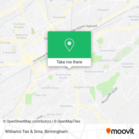 Williams Tax & Sma map