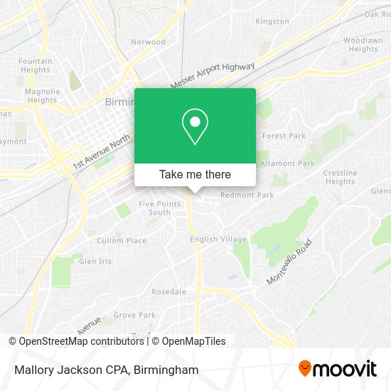 Mallory Jackson CPA map