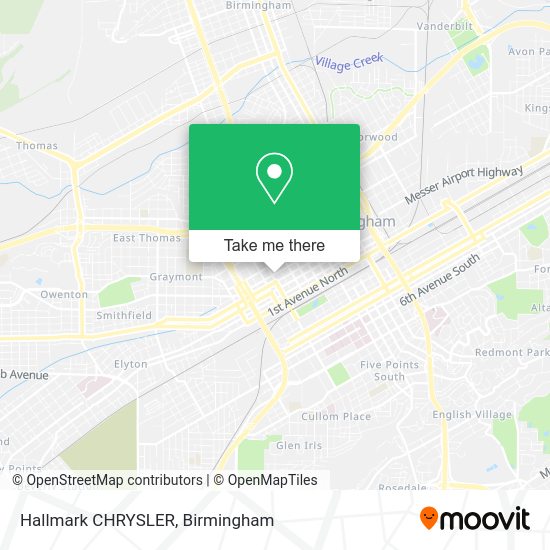 Hallmark CHRYSLER map