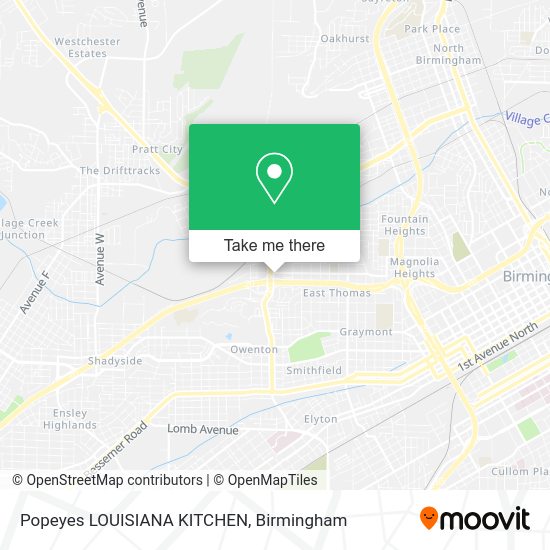 Popeyes LOUISIANA KITCHEN map