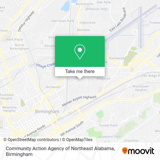 Mapa de Community Action Agency of Northeast Alabama